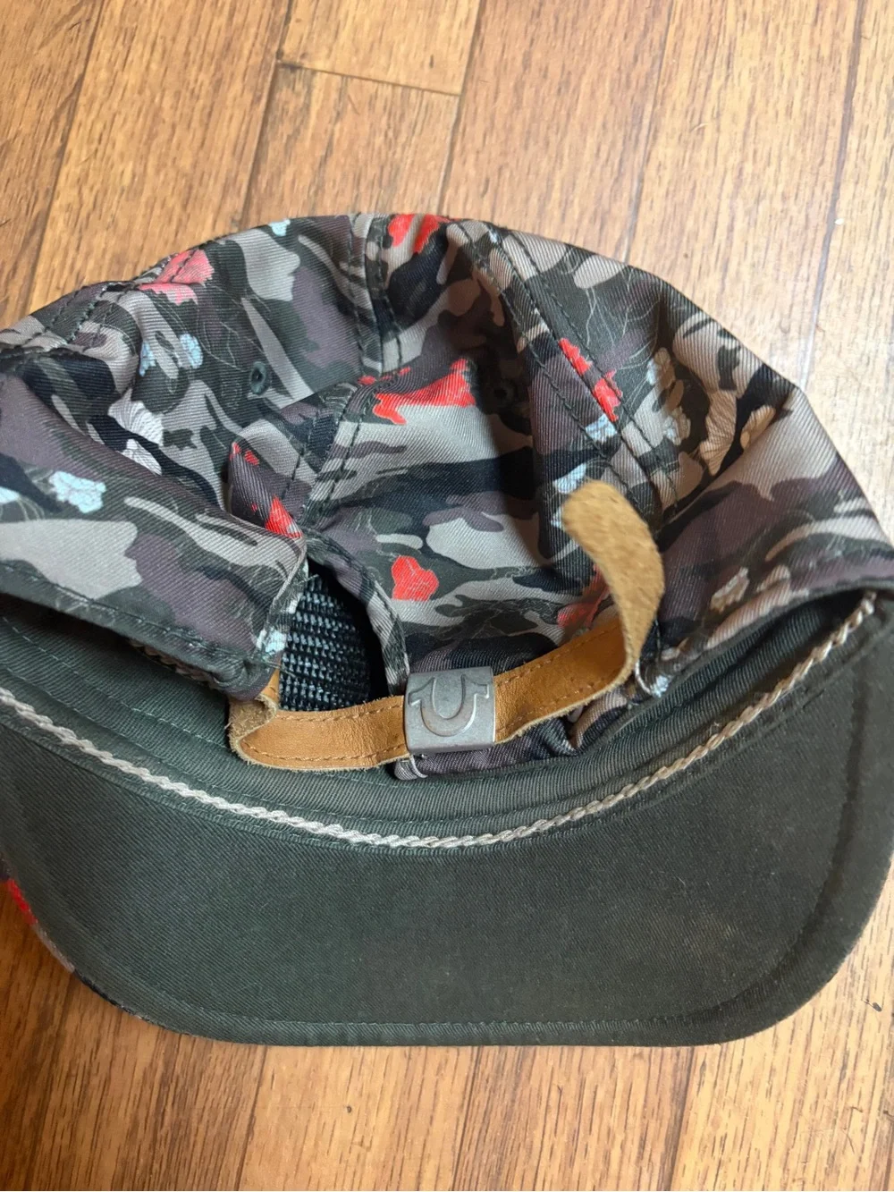 True Religion  Baseball Cap with Red Accent